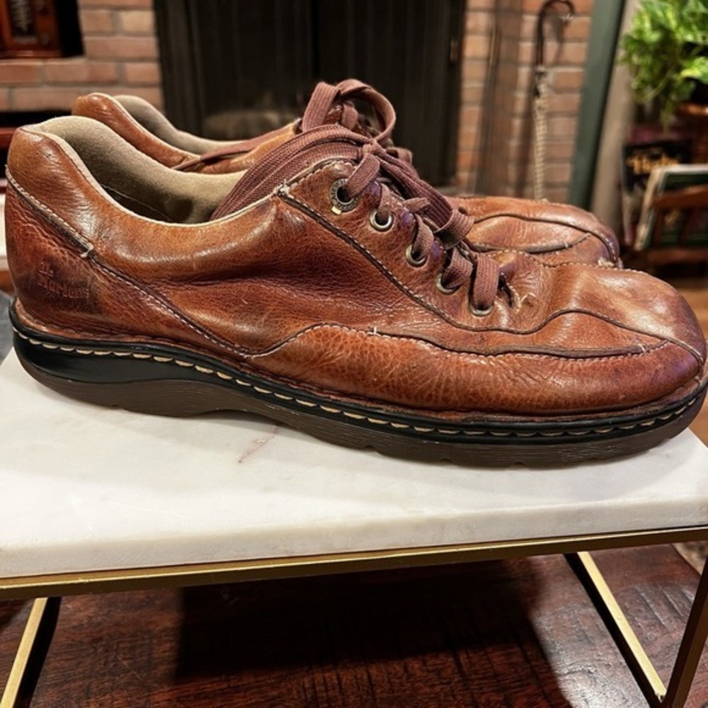Vintage Dr. Martens 11200 Brown Leather Lace-Up Shoes Men's US 12 Comfort Casual